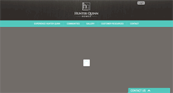 Desktop Screenshot of hunterquinnhomes.com